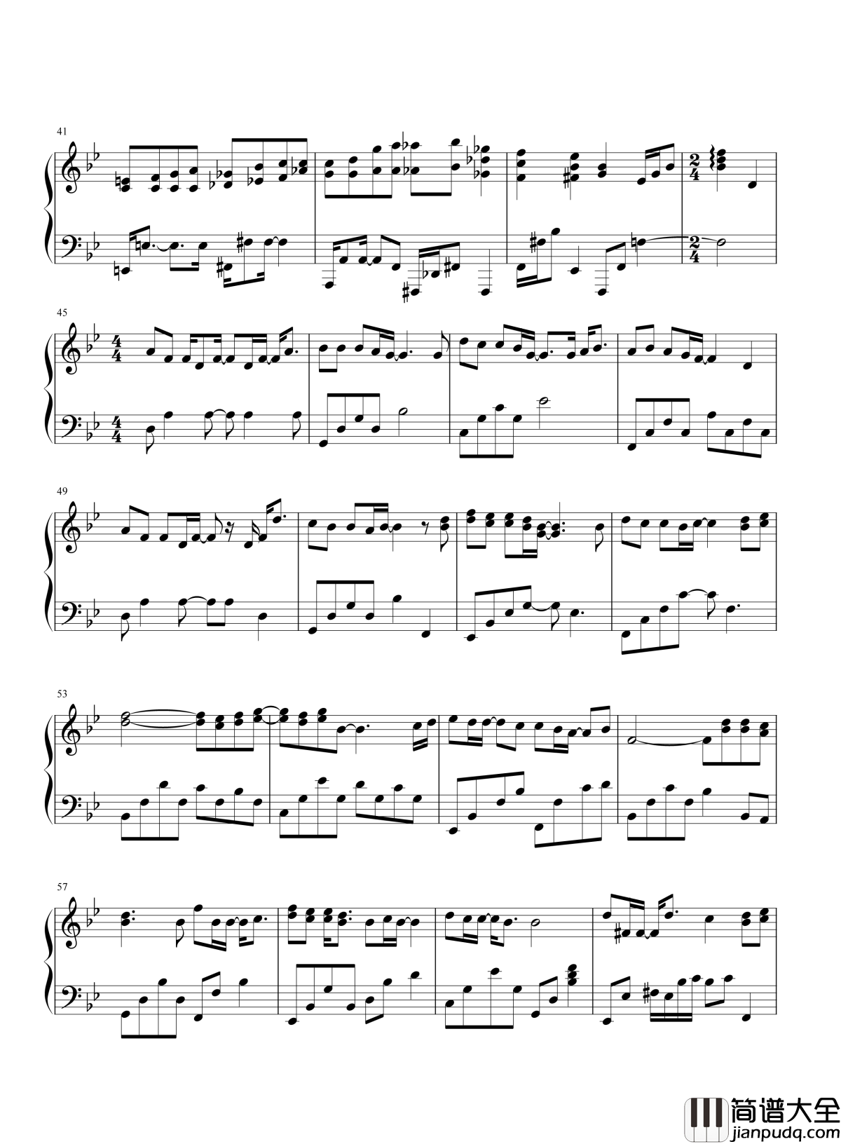 岁月缝花钢琴谱_陈学冬_飞不高的风筝_是年少轻狂的我们