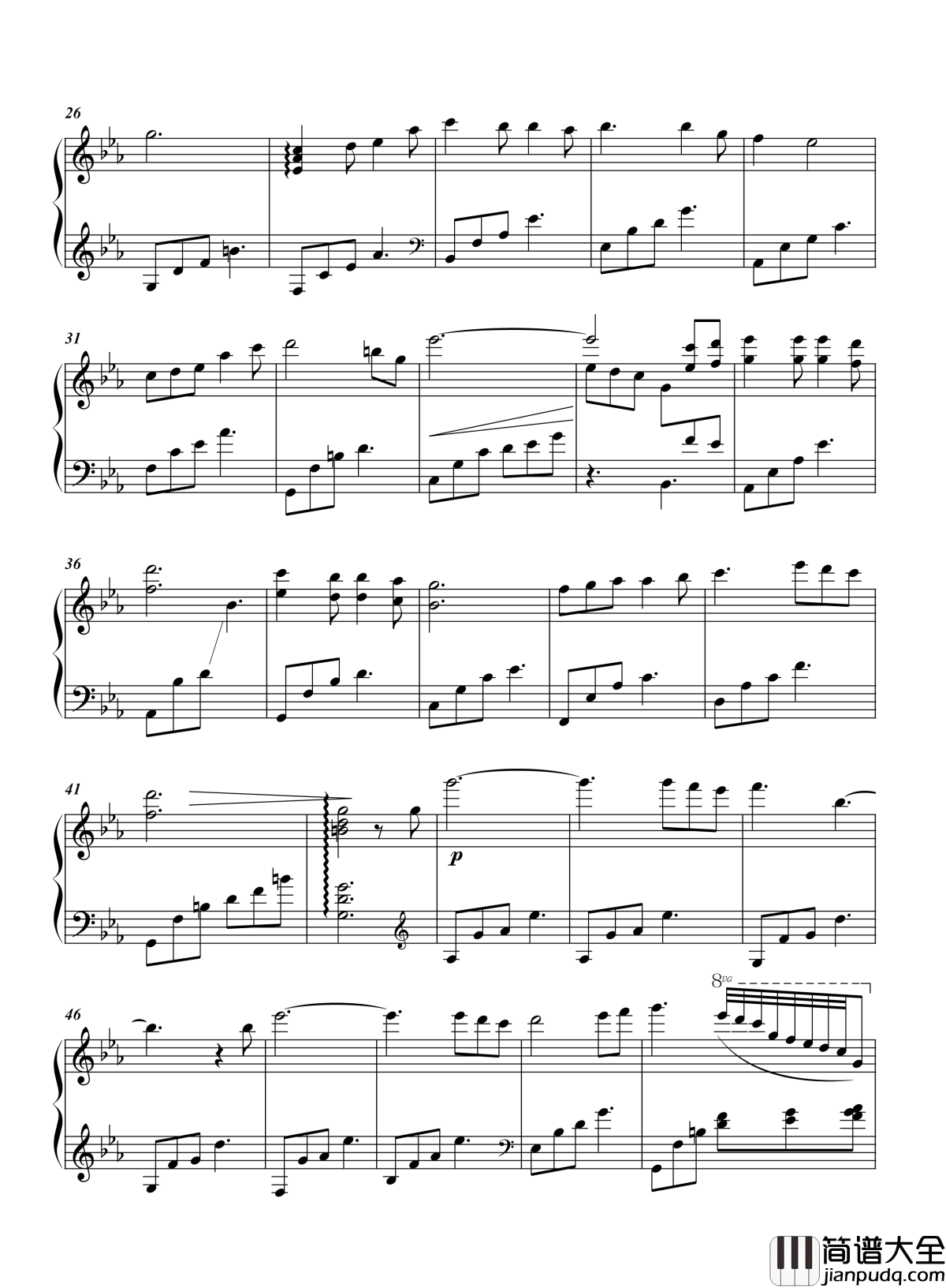 不痛钢琴谱_樊凡_纵容自己还给你宽松_原谅你给我太多沉重