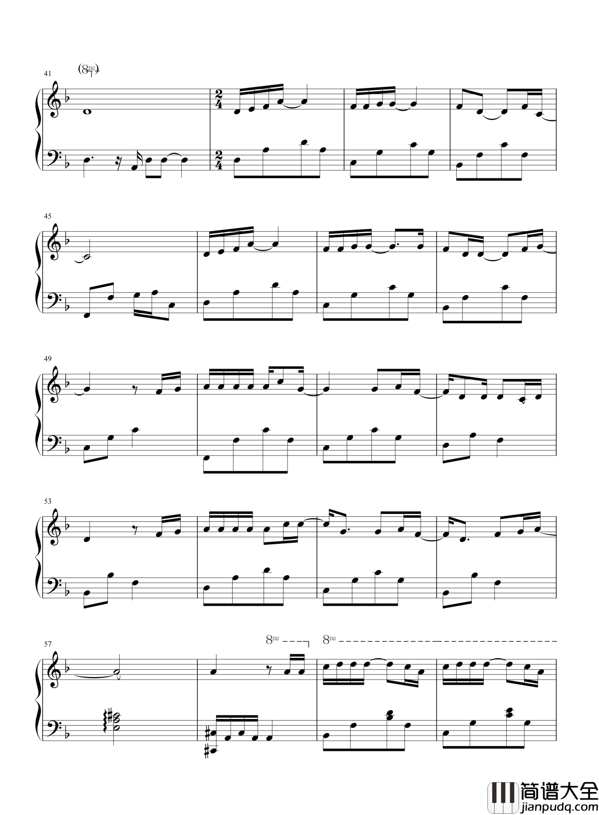 等一分钟钢琴谱_徐誉滕_你会不是至今停在说爱我的那天