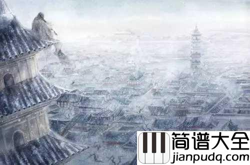 长安忆钢琴谱_双笙_落花人独立_惟有此曲能寄心中意