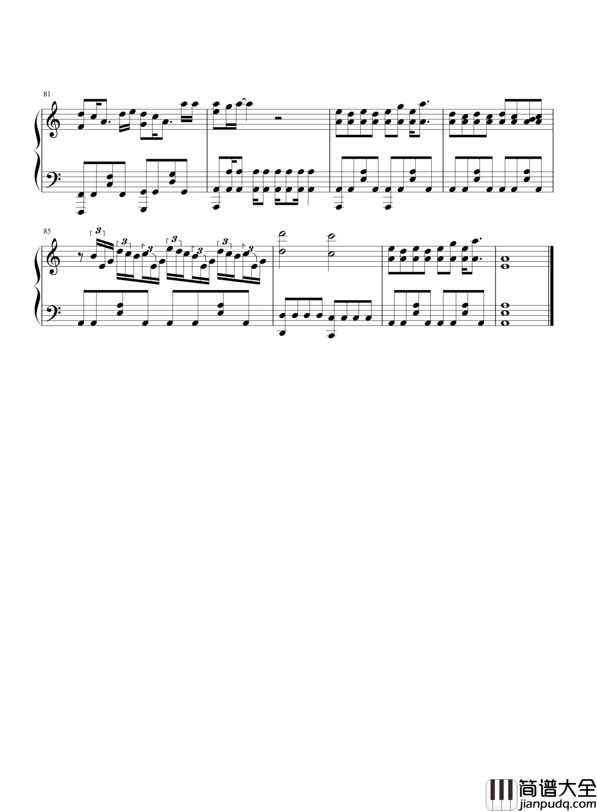 将军令钢琴谱_五月天_将军百战死壮士十年归