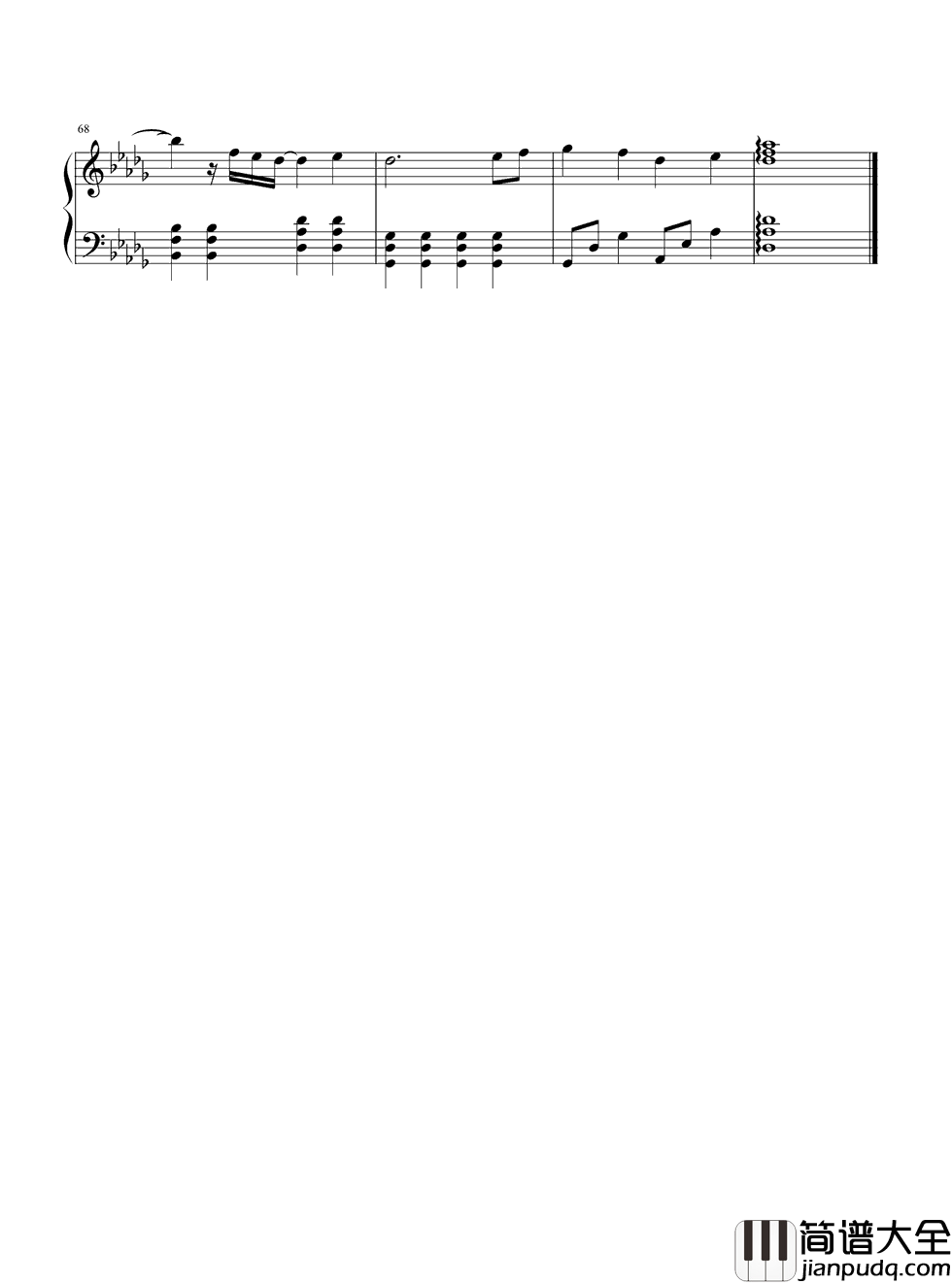 全部都给你钢琴谱_吴克群_我把全部都给你_不留一点余地