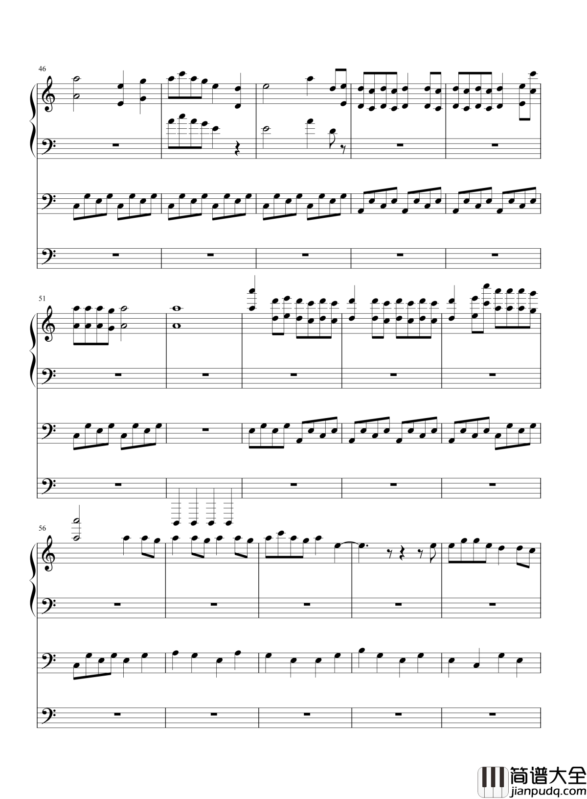 菠萝菠萝蜜钢琴谱_谢娜_马兰坡坡姐的成名曲