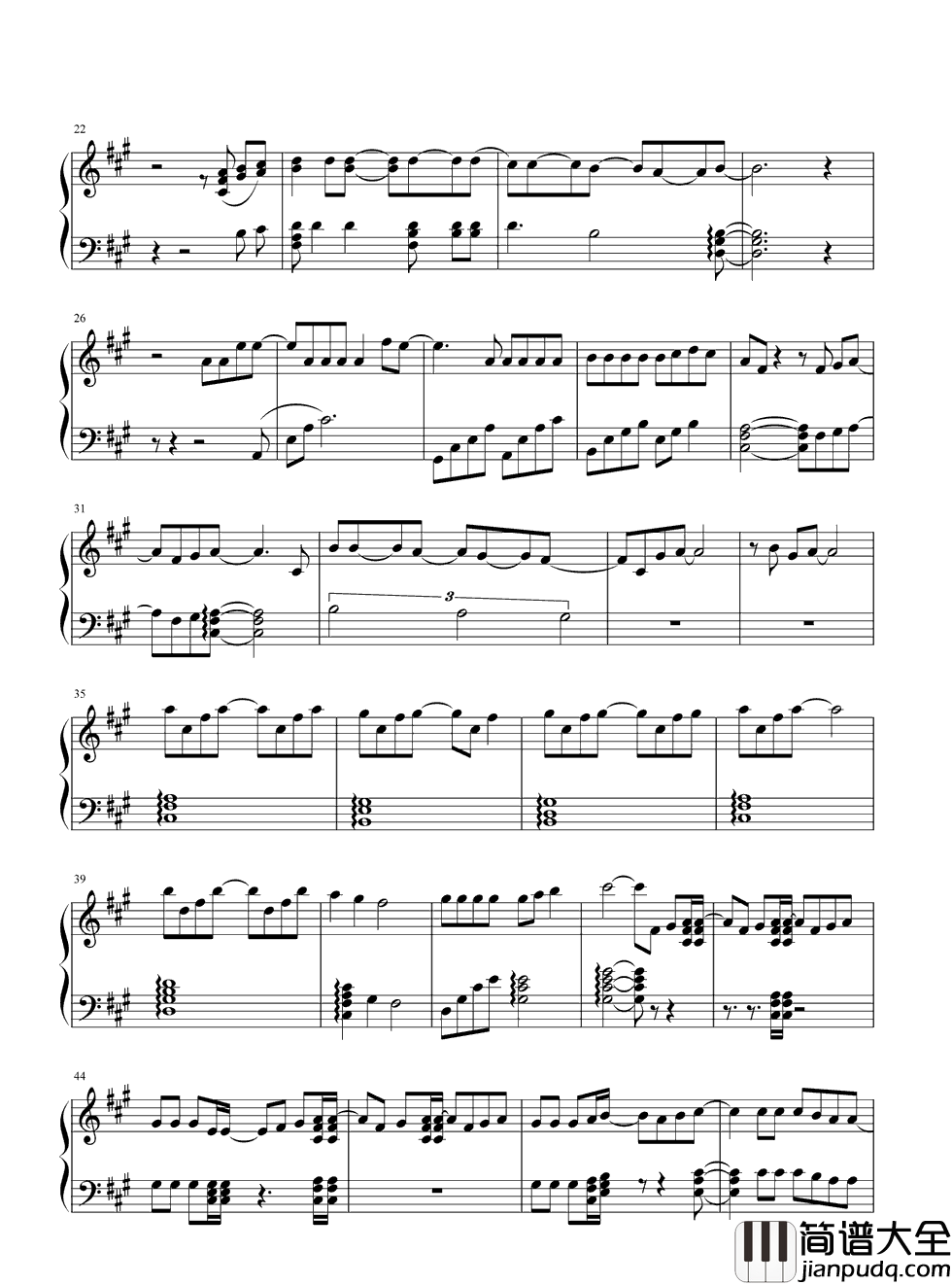 我不会喜欢你钢琴谱_陈柏霖_下雨天，别人都在等伞，而我在等雨停