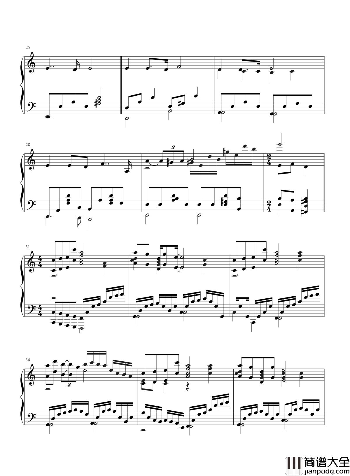 画情钢琴谱_姚贝娜｜留住你一面，画在我心间