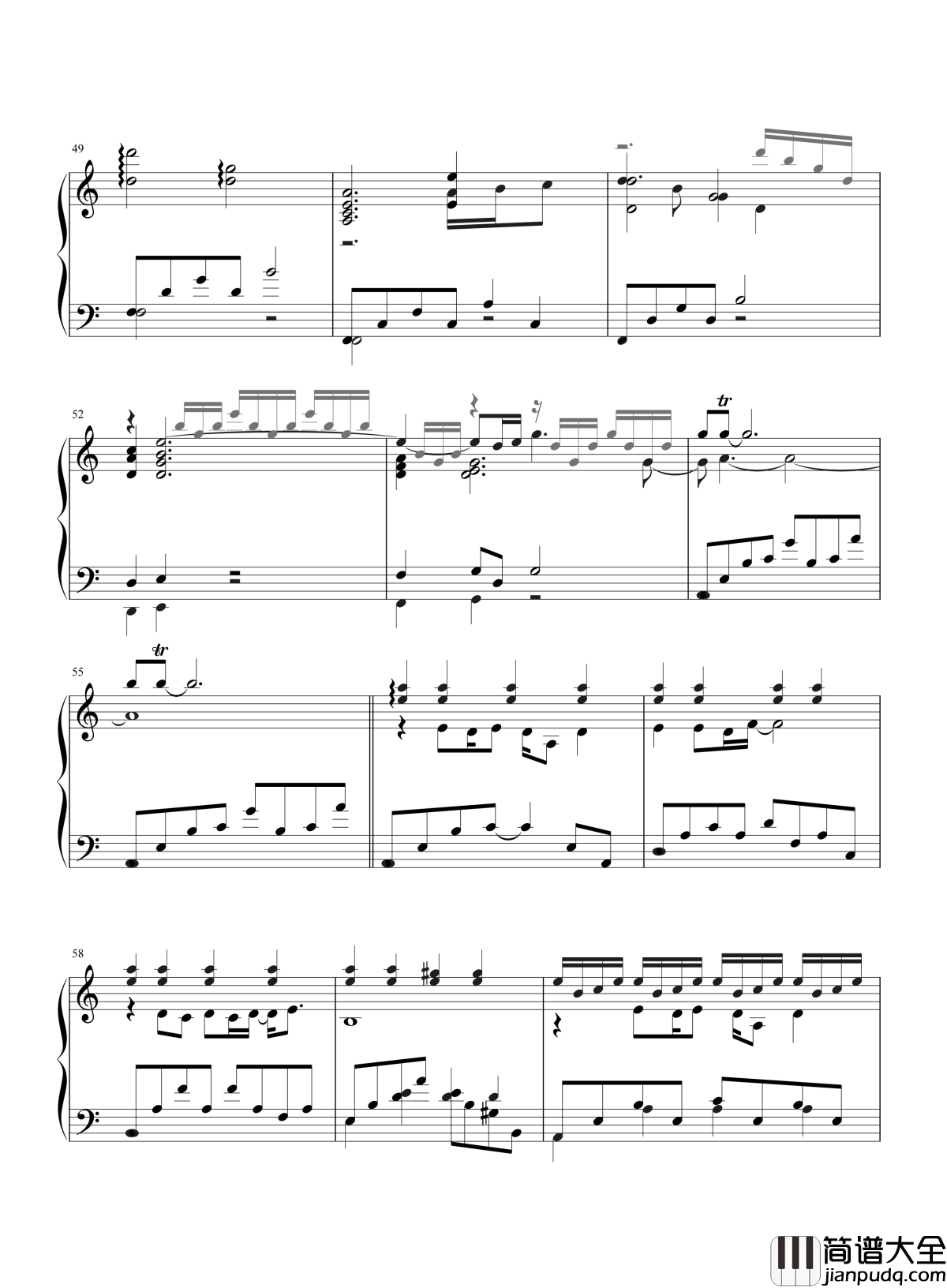 画情钢琴谱_姚贝娜｜留住你一面，画在我心间