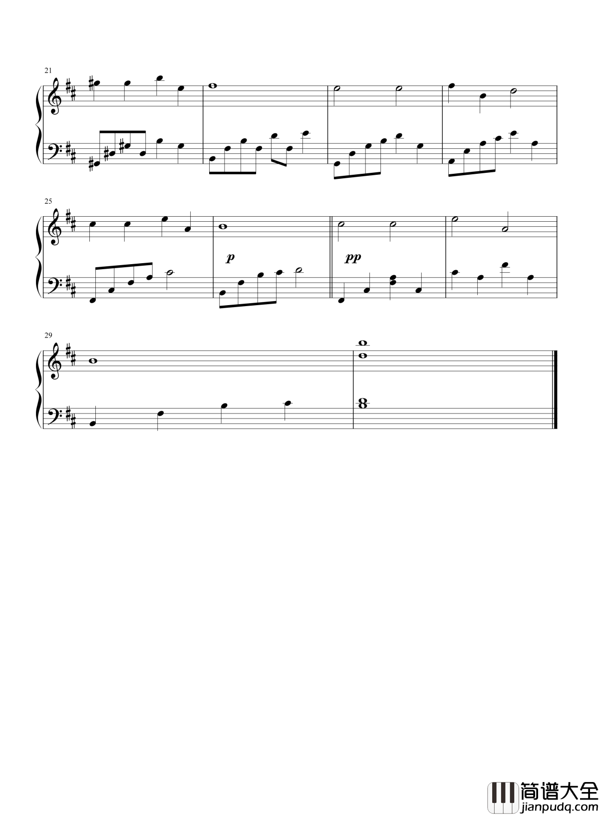 菩萨蛮钢琴谱_姚贝娜｜烟云终得散，情愫古难