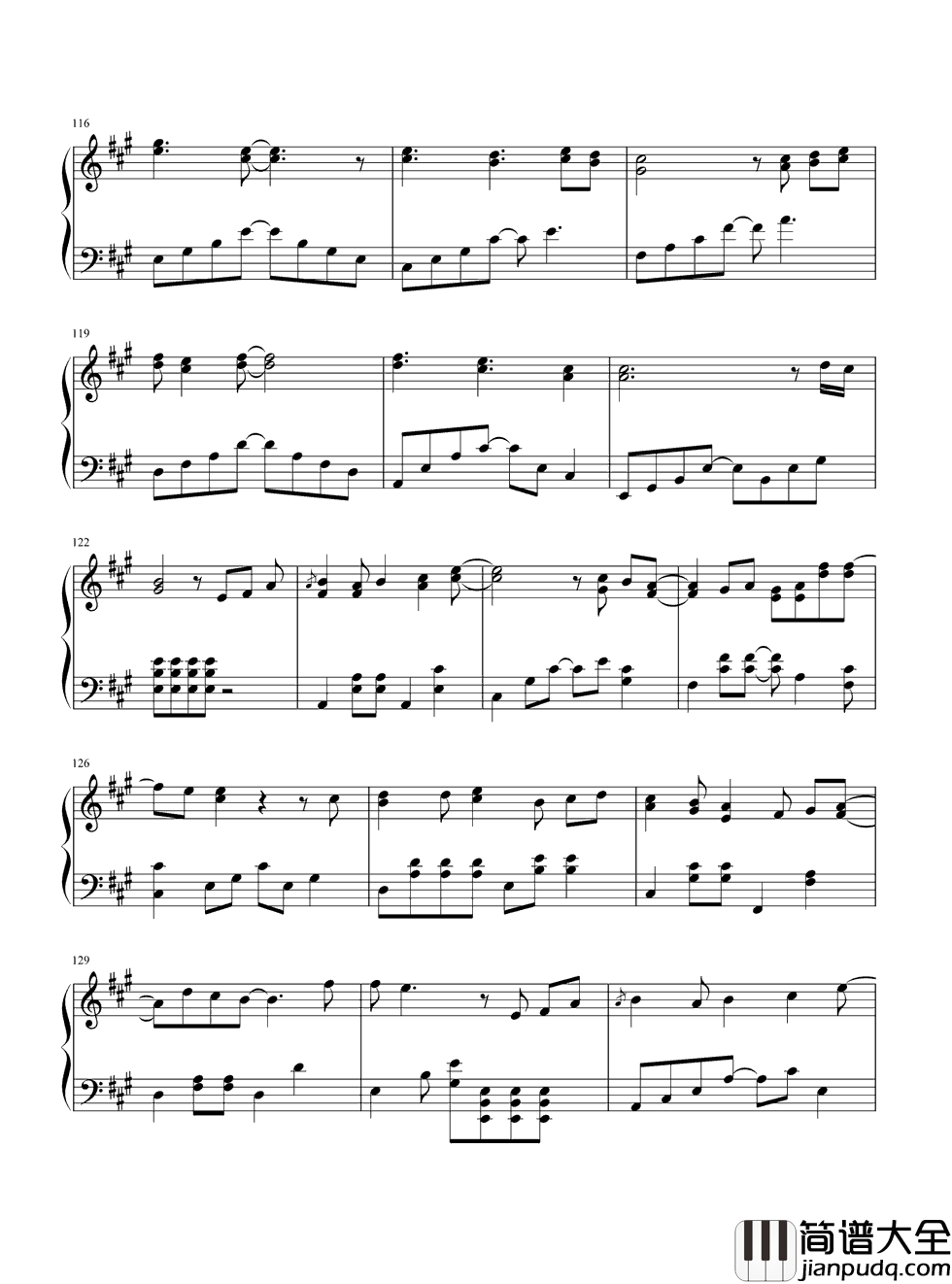 青春纪念册钢琴谱_可米小子___青春的记忆，触动你的心弦