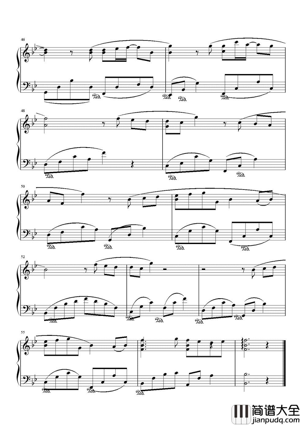 爱不单行钢琴谱_罗志祥_爱只是简单笔画却比想的复杂