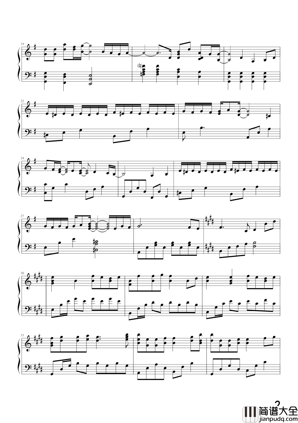 你曾是少年钢琴谱_S.H.E_许多年前你曾是个朴素的少年