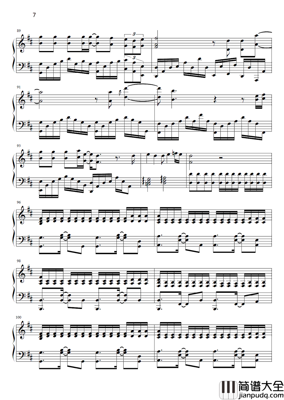 很奇怪我爱你钢琴谱_张杰__很奇怪我爱你别走开我在意