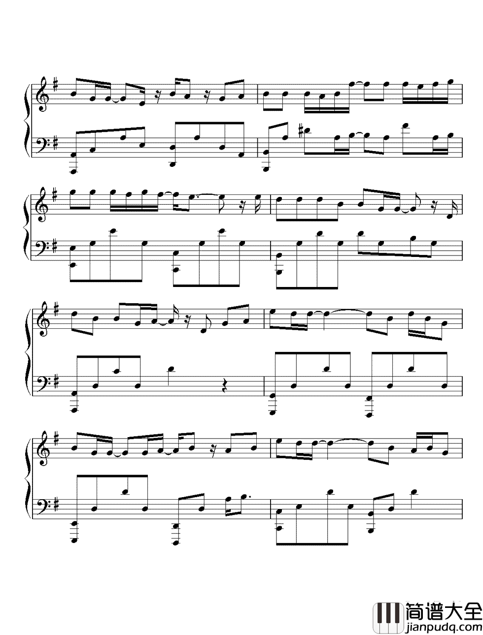 半岛铁盒钢琴谱_周杰伦_我握不住你的手_他的比我更暖