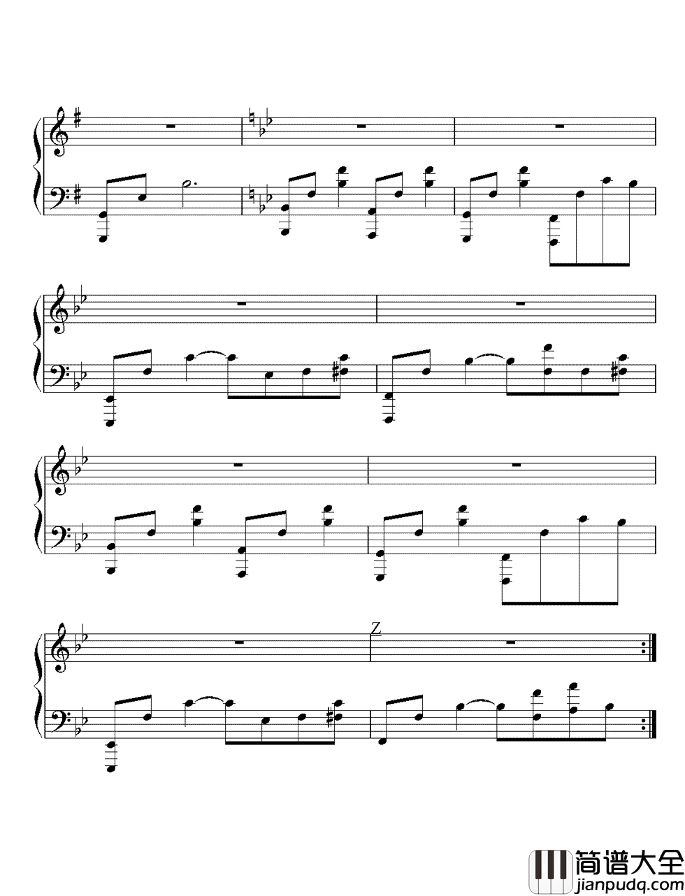 半岛铁盒钢琴谱_周杰伦_我握不住你的手_他的比我更暖