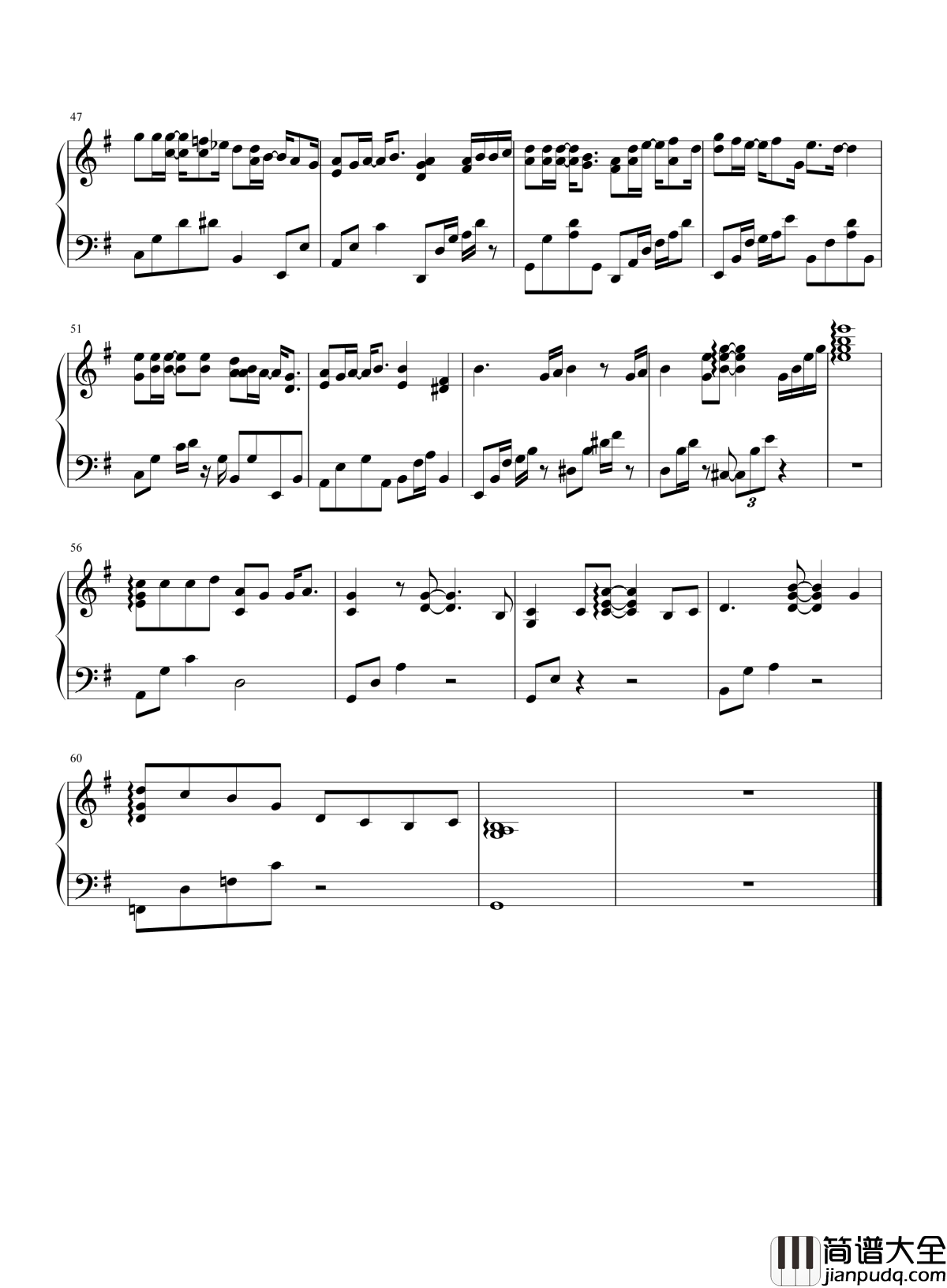 缺口钢琴谱_庾澄庆_种一朵盛开一百次的美梦