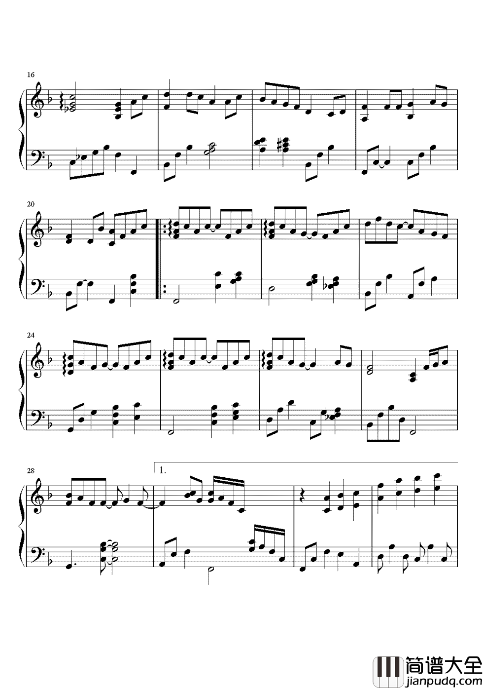 一首简单的歌钢琴谱_王力宏_写一首简单的歌_让你的心情快乐