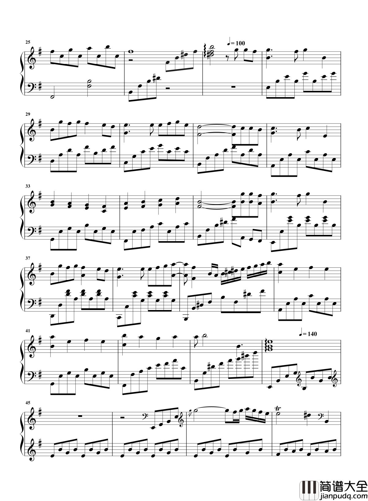 胡桃夹子钢琴谱_张碧晨_风触碰悲伤带不走痛