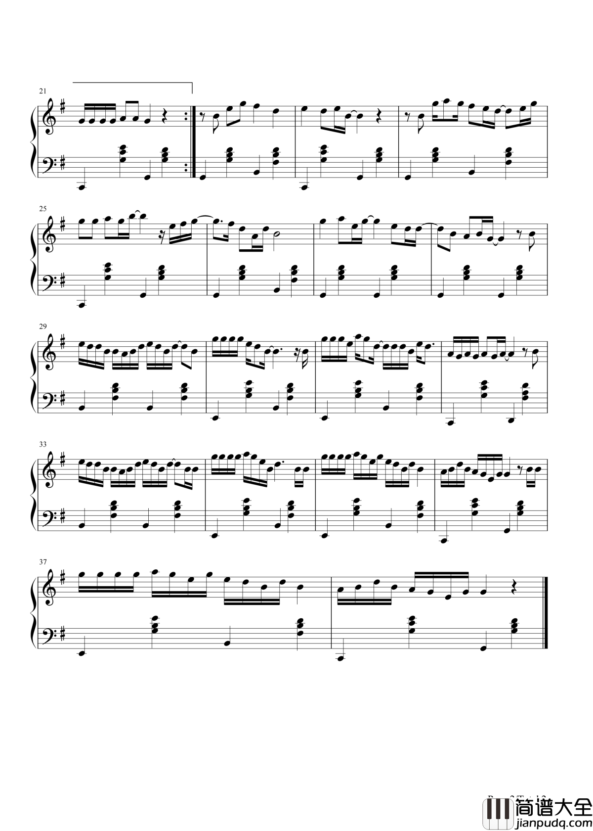 寂寞沙洲冷钢琴谱_周传雄_寂寞沙洲我该思念谁_谁又在想我