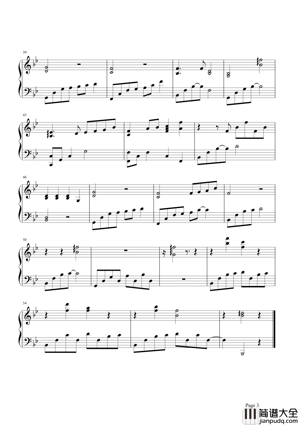 下雨了钢琴谱_薛之谦_这样的季节就会特别想你