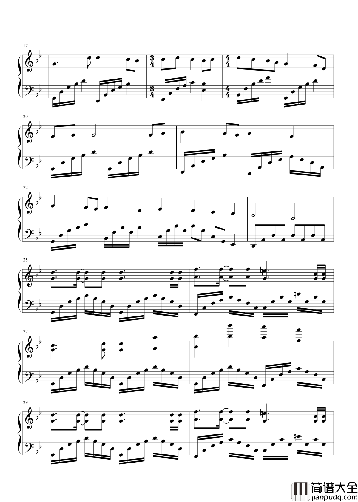 人间沙钢琴谱_陈学冬_谁在你鬓角中埋下___一朵似曾相识带血的梅花