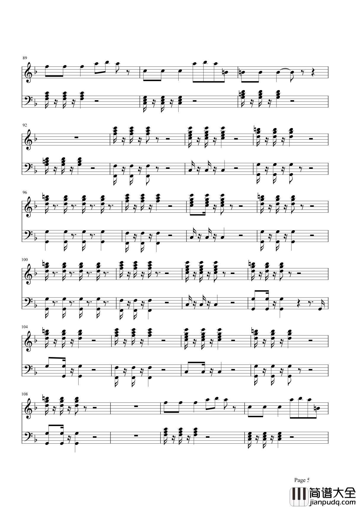 初学者钢琴谱_薛之谦_我怀念起没有雾霾的时候你的借口