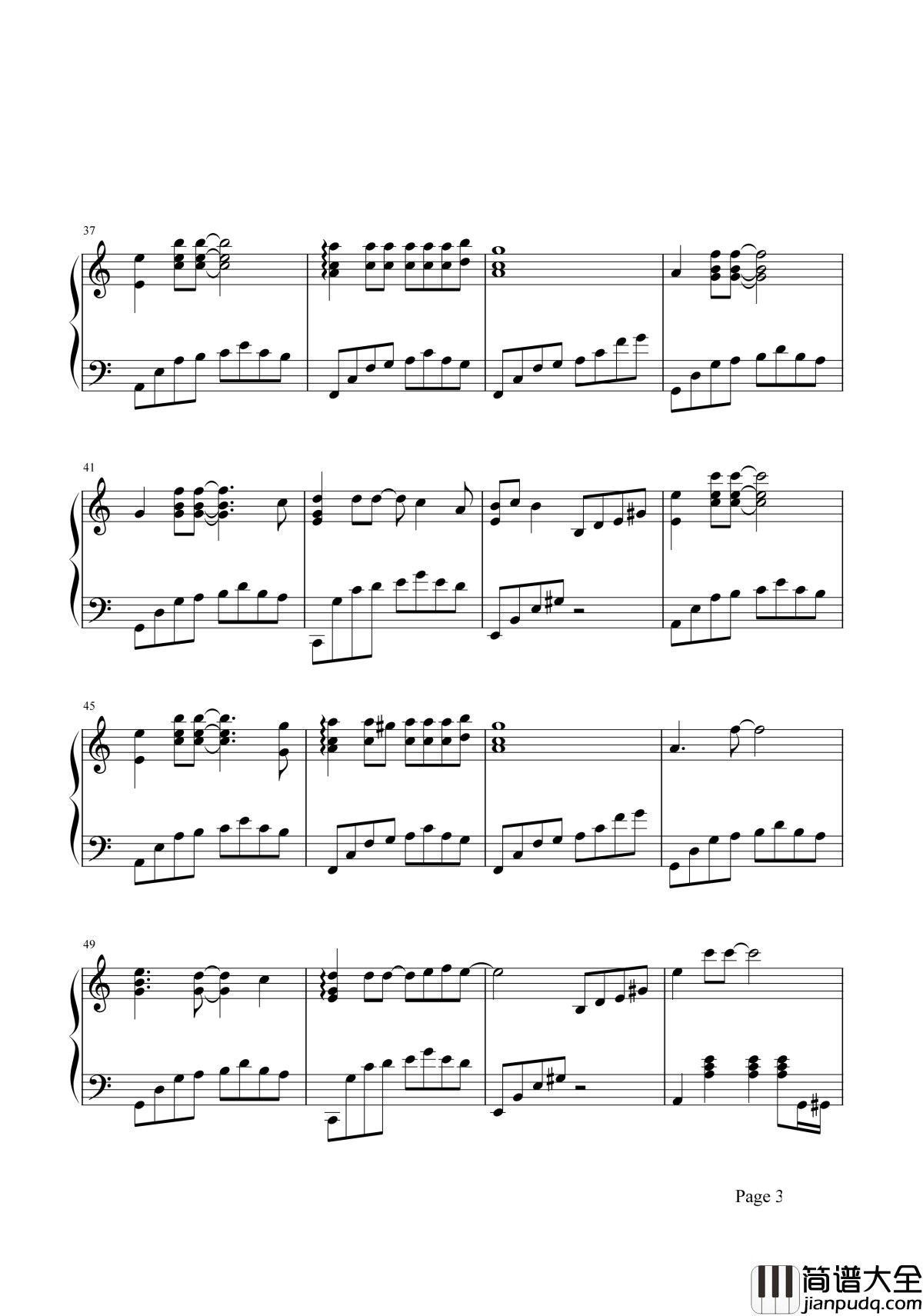 我亲爱的钢琴谱_谭维维｜如果世界没有了你_爱情_就失去所有的意义