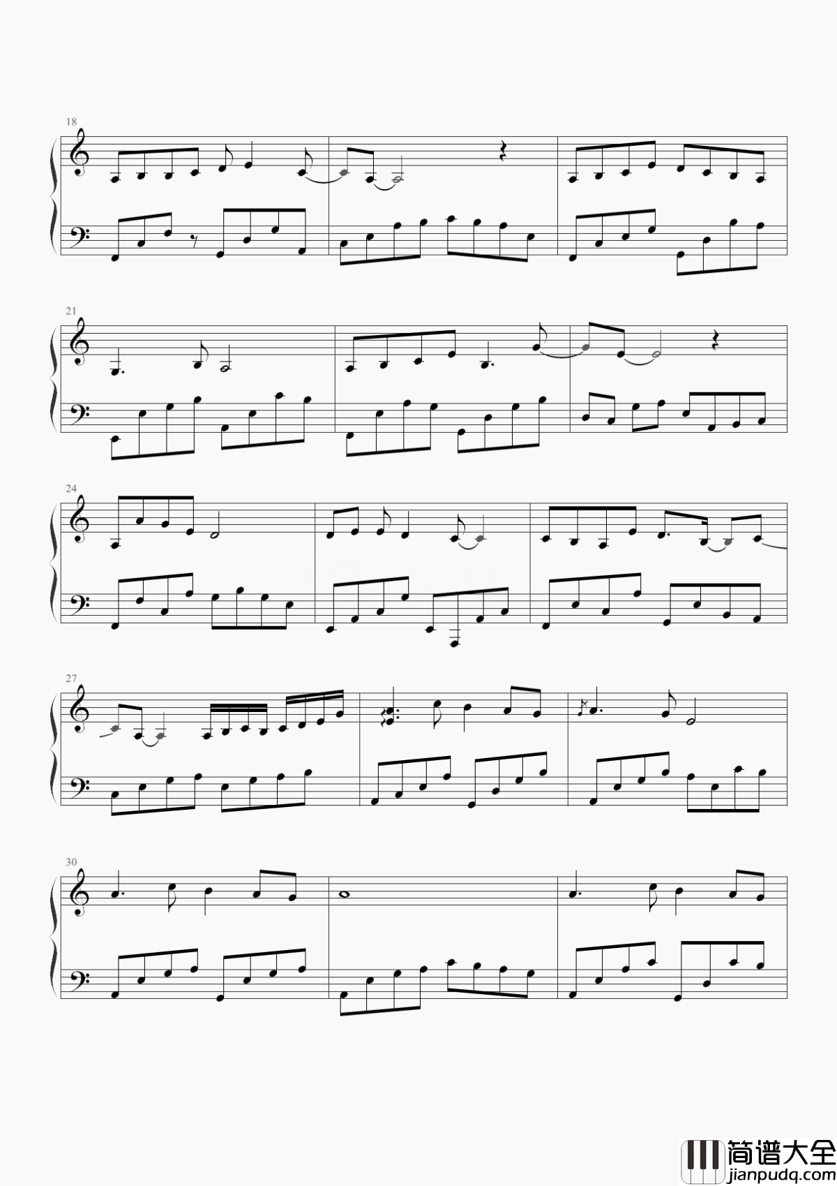 远方钢琴谱_郁可唯_到不了的远方爱不到的人