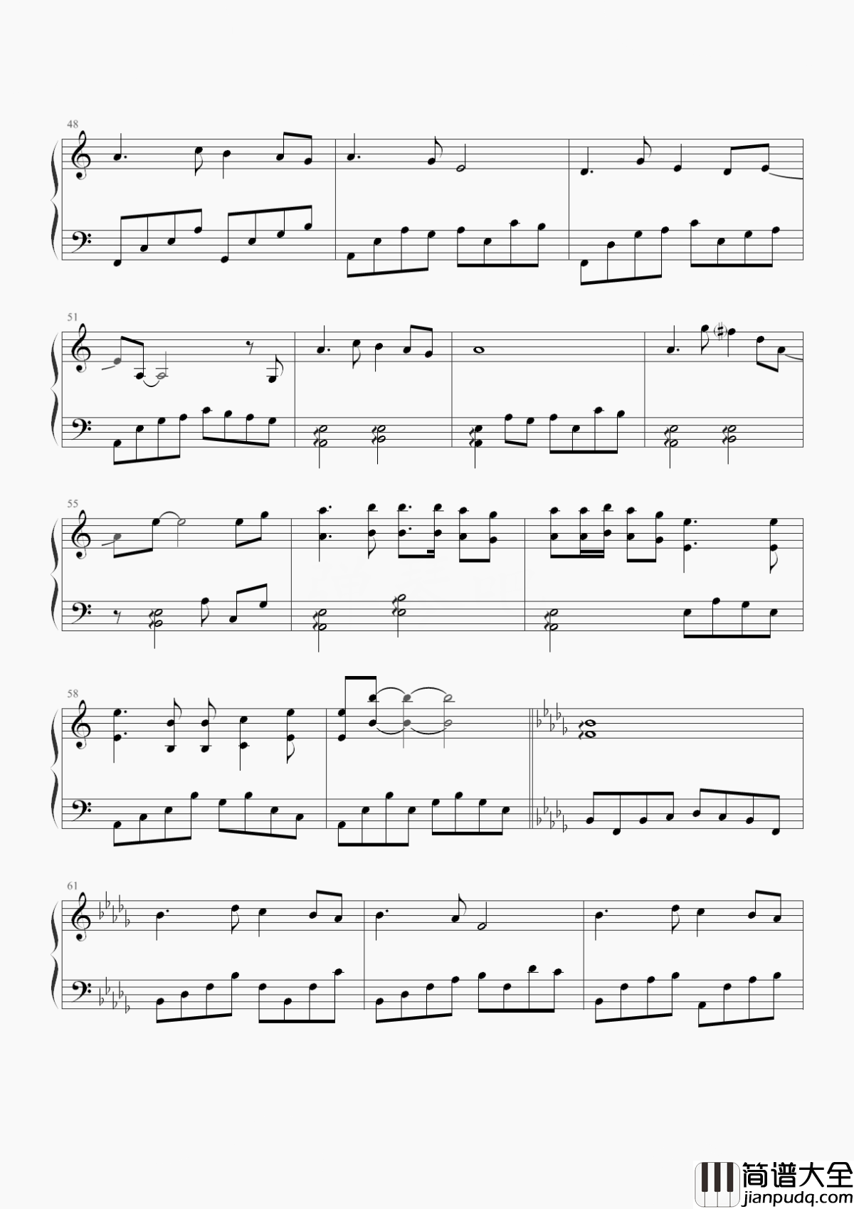 远方钢琴谱_郁可唯_到不了的远方爱不到的人