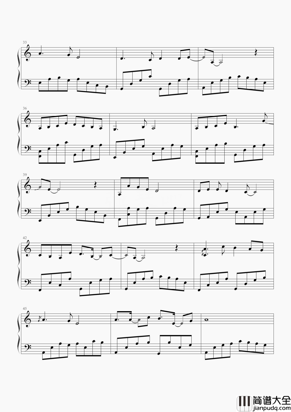 远方钢琴谱_郁可唯_到不了的远方爱不到的人