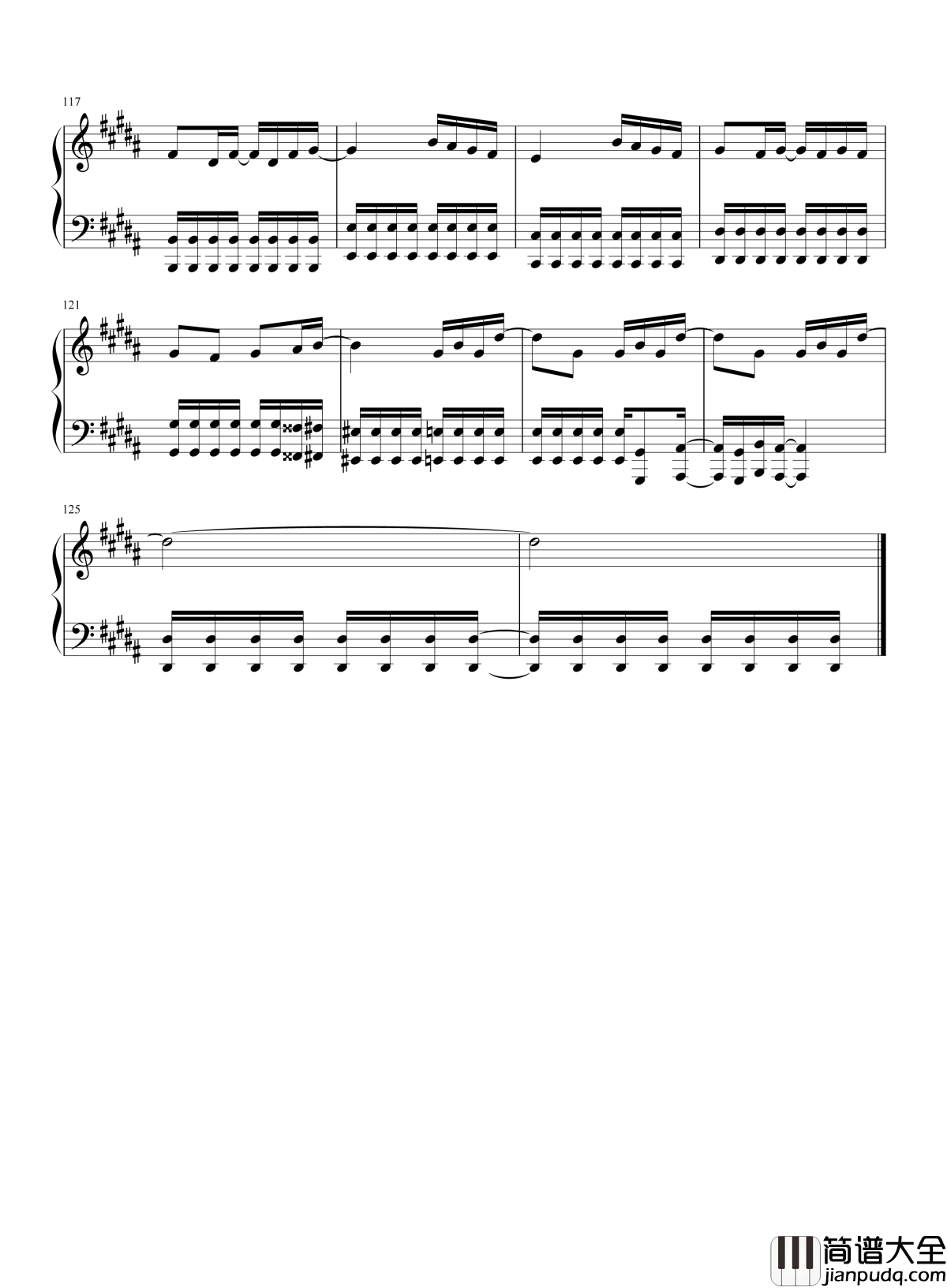 望钢琴谱_张碧晨/赵丽颖｜一个字_燃