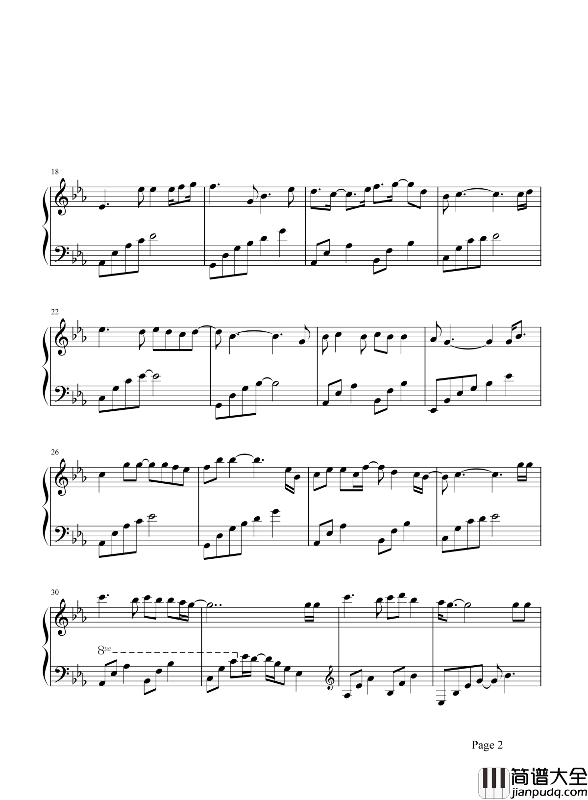 青衣谣钢琴谱_郁可唯_千回百转绕指柔余音绕梁三回首