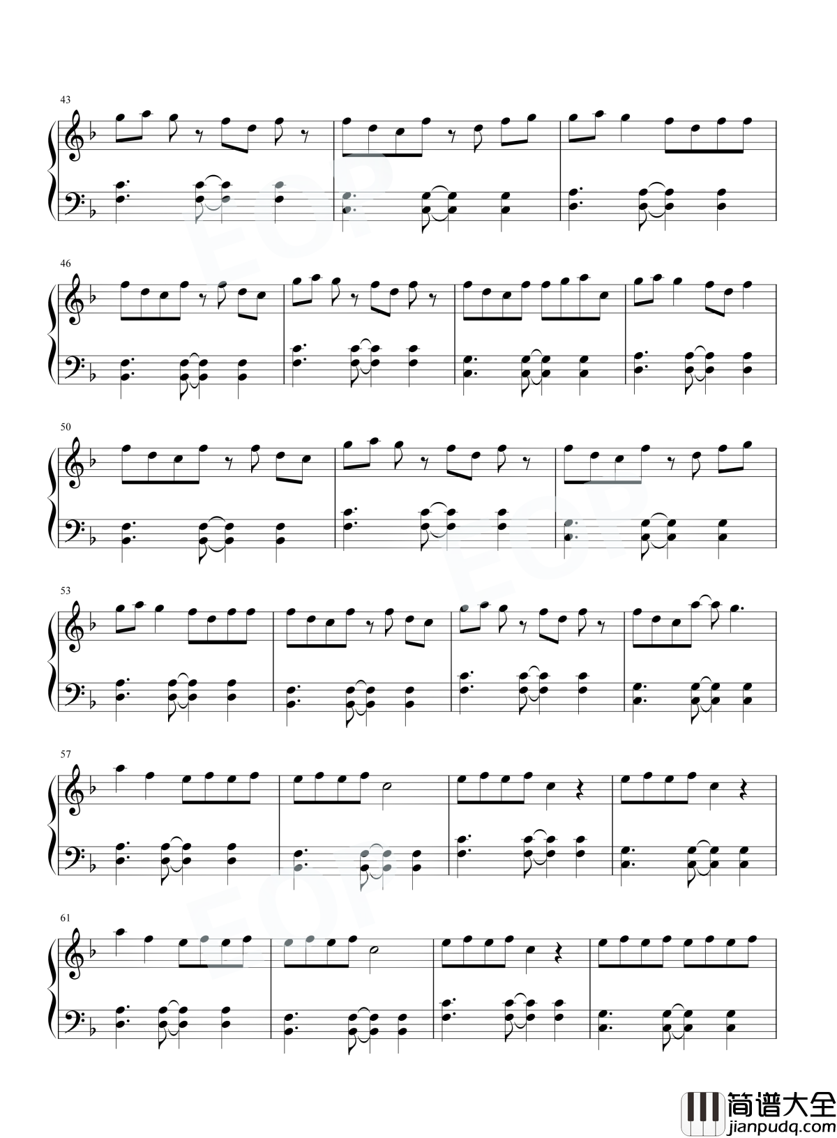 9277钢琴谱_深七_你是场不散的感人电影和温暖风景