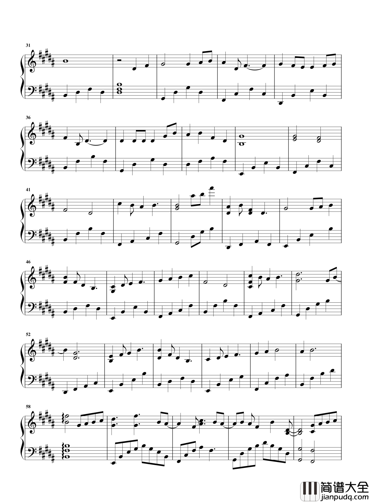 是梦吧钢琴谱_胡一天_也许是仙女施了个魔法_变成你和我对话