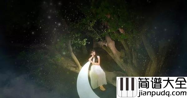 你看你看月亮的脸钢琴谱_孟庭苇_月亮的脸在偷偷的改变