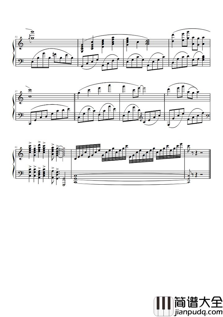 太阳最红毛主席最亲钢琴谱_胡彦斌_心中的太阳永不落