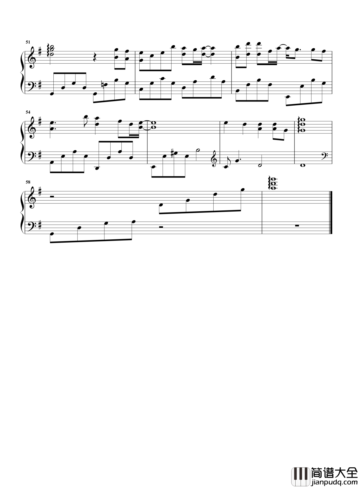 多想留在你身边钢琴谱_刘增瞳_如果能留在你身边_伴你日日夜夜