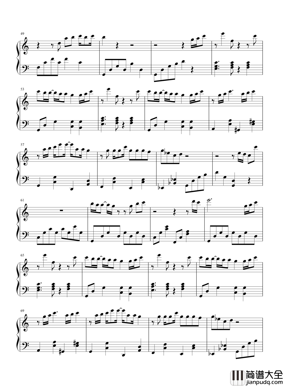 还是我钢琴谱_韦礼安_还是会不知所措_没有我你会不会寂寞