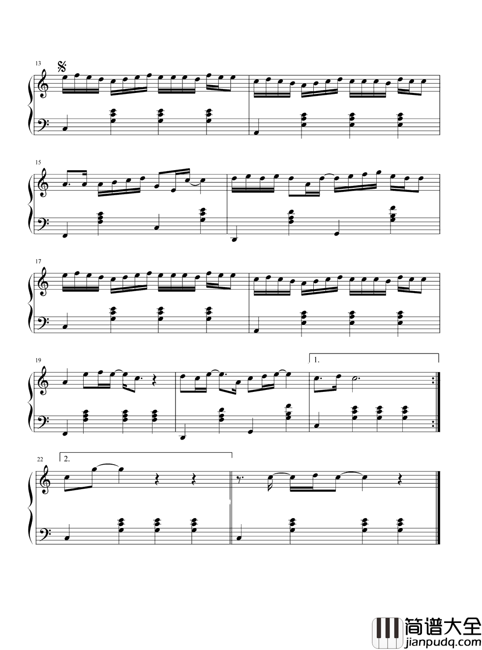 原来钢琴谱_林俊杰_原来最孤单的是我还是那么想你