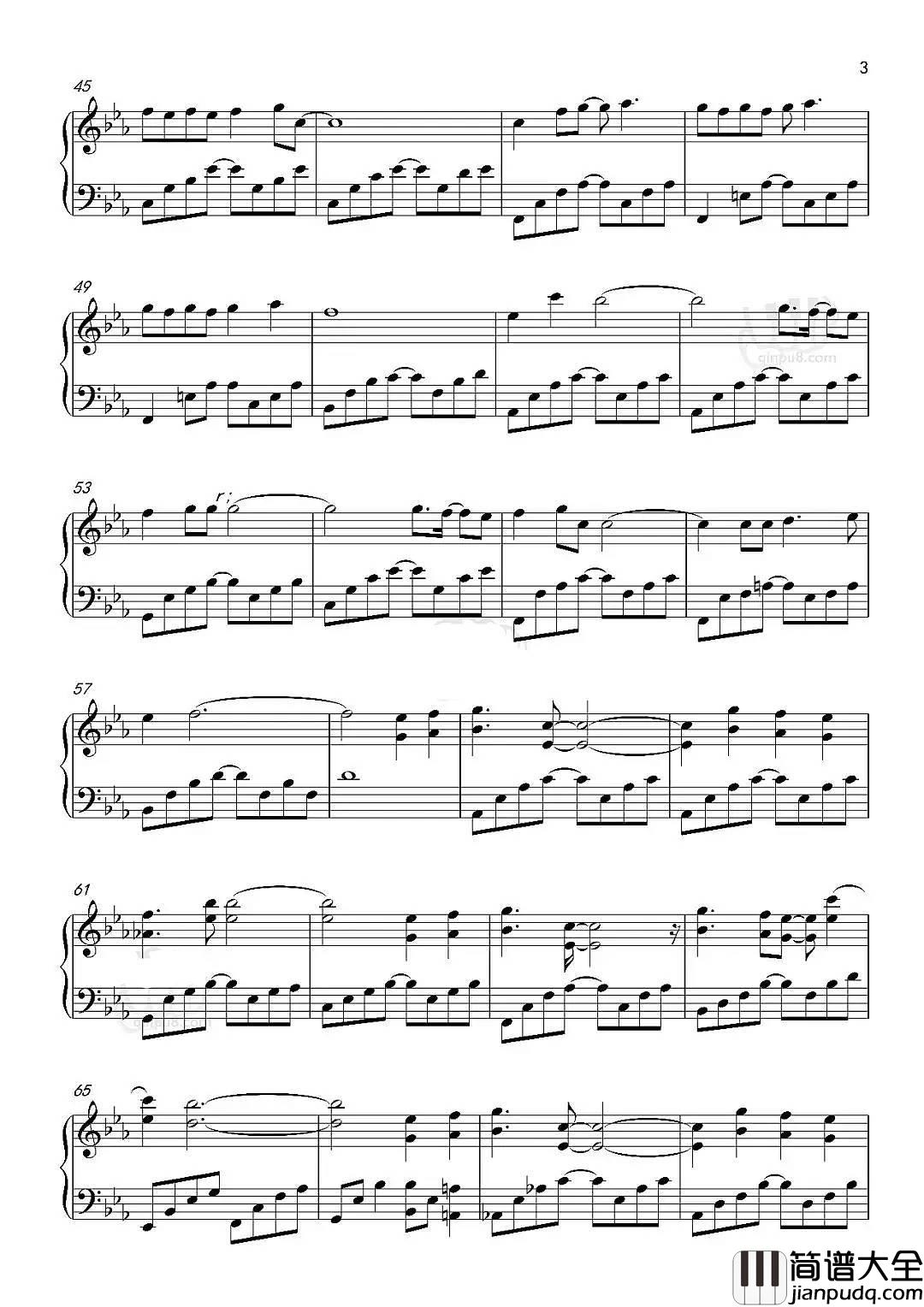 重生钢琴谱_容祖儿_电影解忧杂货店主题曲