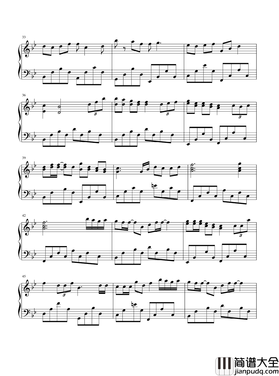 莫斯科没有眼泪钢琴谱_twins_感情若习惯防备_寂寞就多一道围墙