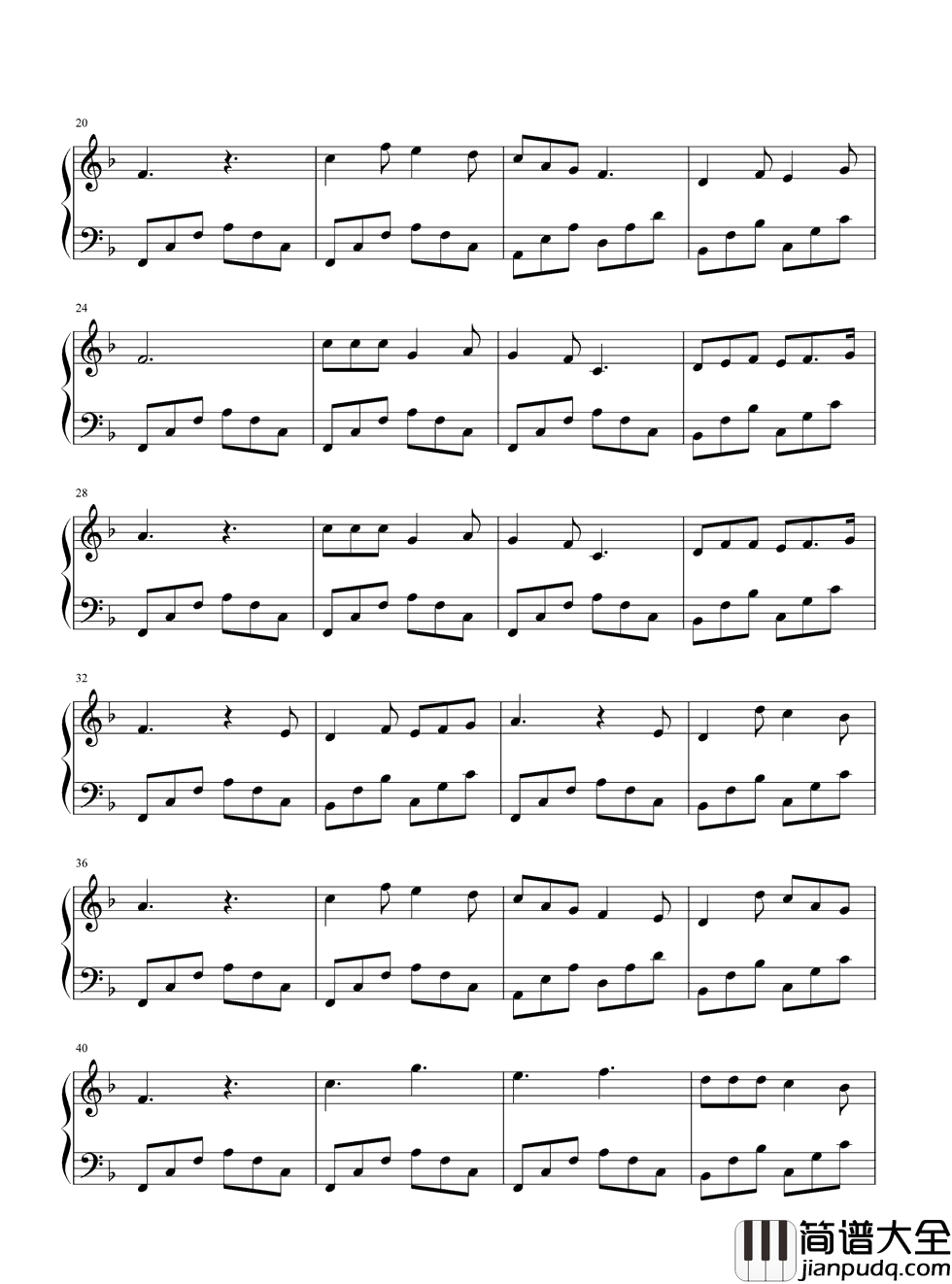 过云雨钢琴谱_张杰_你是否也挂念我_快乐是否也来过