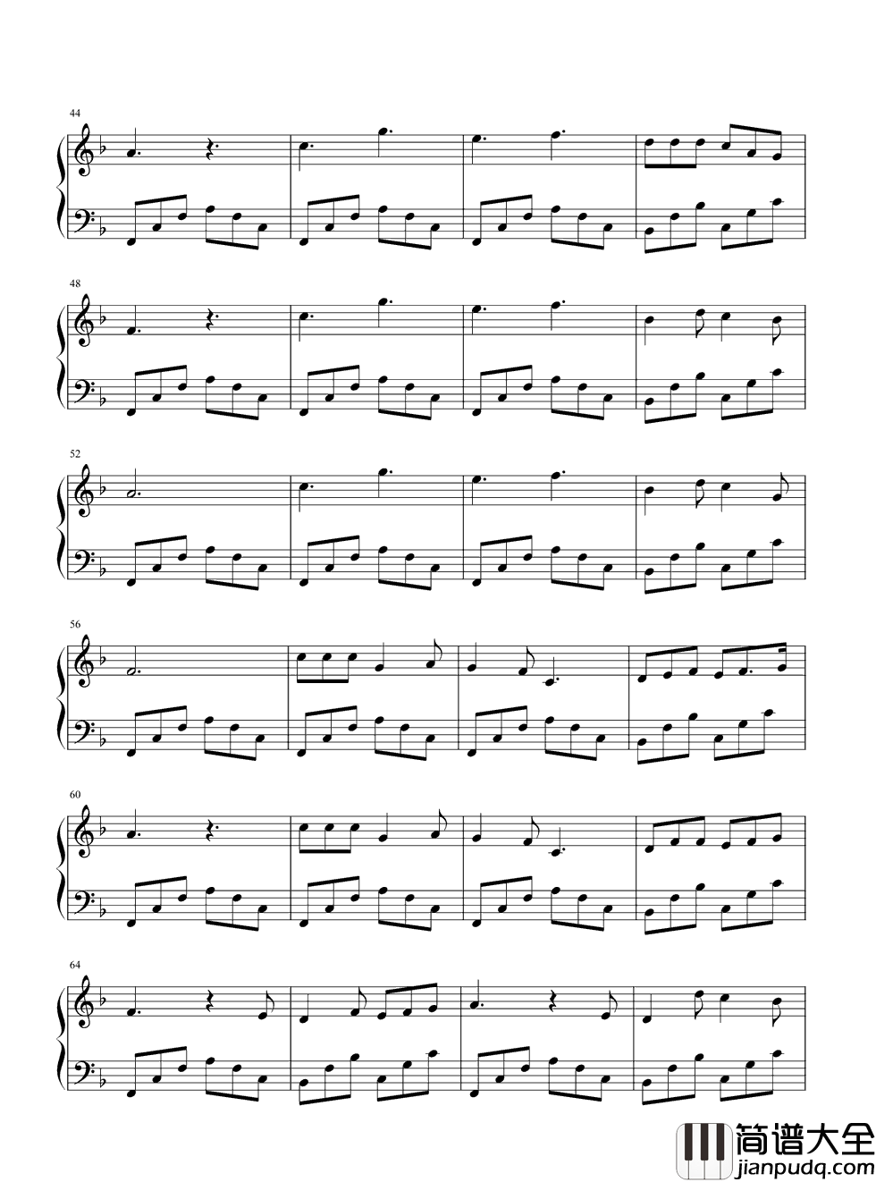 过云雨钢琴谱_张杰_你是否也挂念我_快乐是否也来过