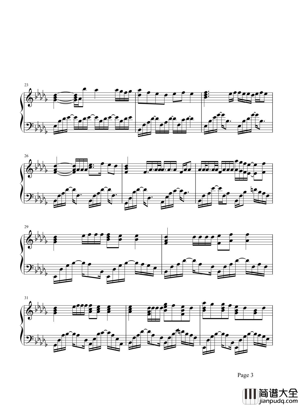 诺言钢琴谱_鹿晗｜诺言如此简单，人生无憾是鹿晗