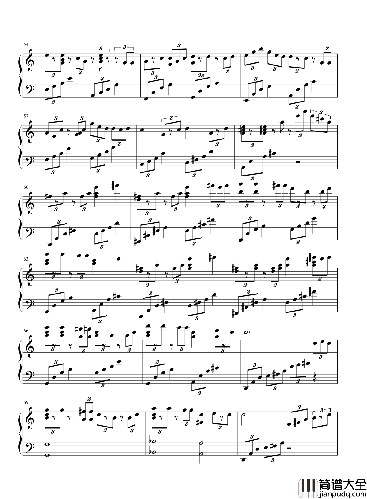 圣诞结钢琴谱_陈奕迅_圣诞节，圣诞结