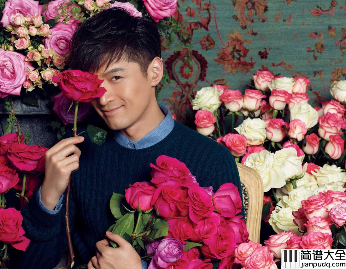 一吻天荒钢琴谱_胡歌_永远不会凋谢的花