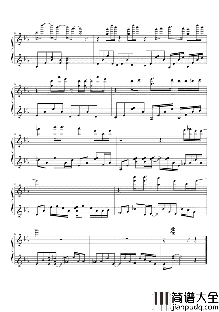 迷宫钢琴谱_王若琳_迷宫一样的未来