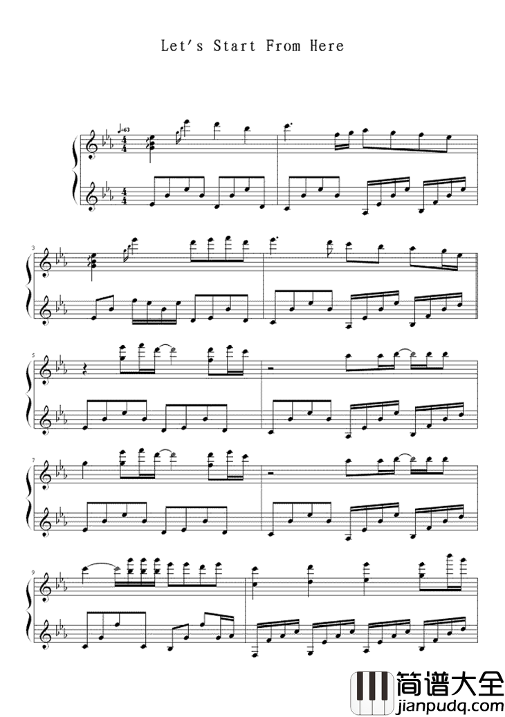 迷宫钢琴谱_王若琳_迷宫一样的未来