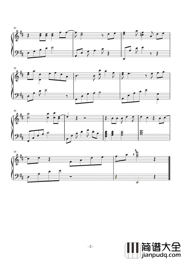 还有钢琴谱_王杰_林忆莲_热情原是无法说因果