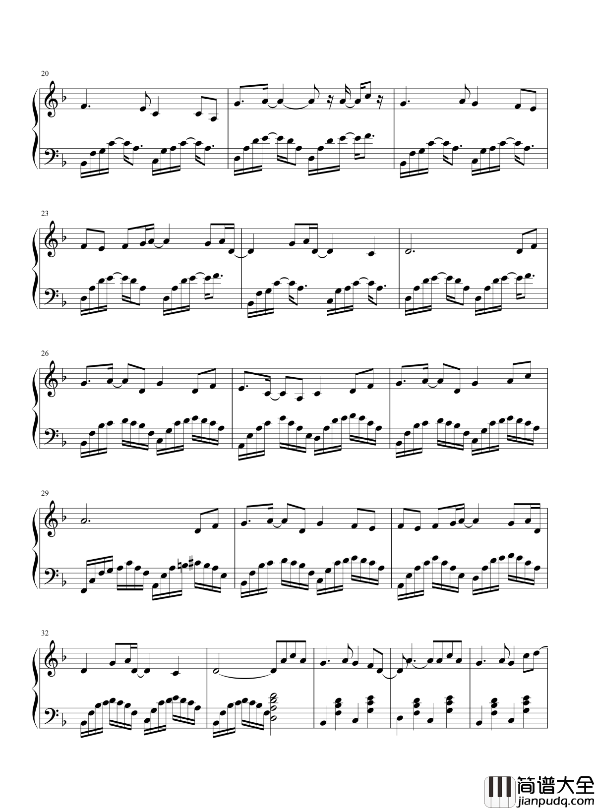 牵丝戏钢琴谱_银临_/_Aki阿杰_假如你舍一滴泪，假如老去我能陪~