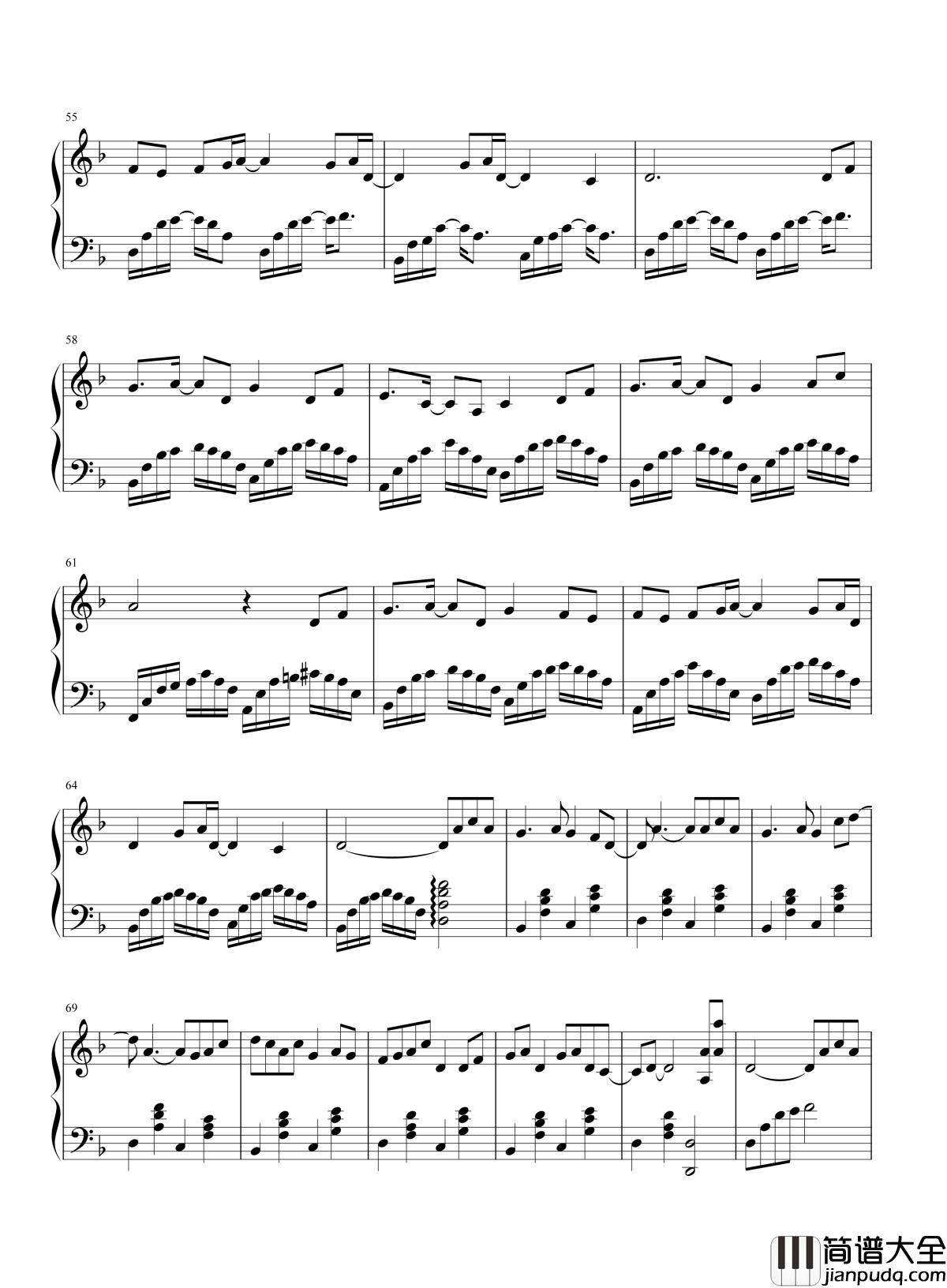 牵丝戏钢琴谱_银临_/_Aki阿杰_假如你舍一滴泪，假如老去我能陪~