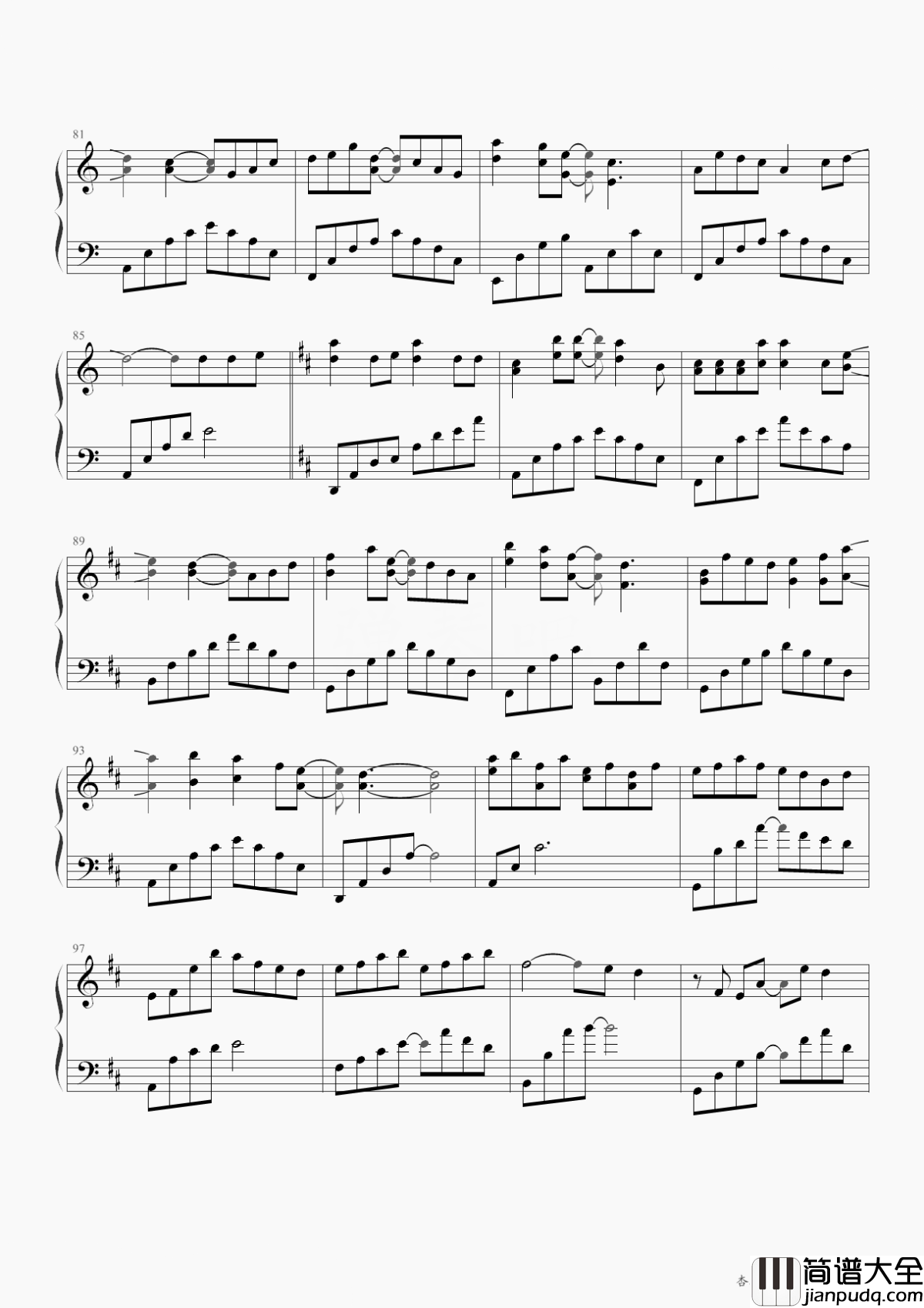 杏花弦外雨钢琴谱_CRITTY/司夏__那年烟雨谁家楼台弦歌拂落